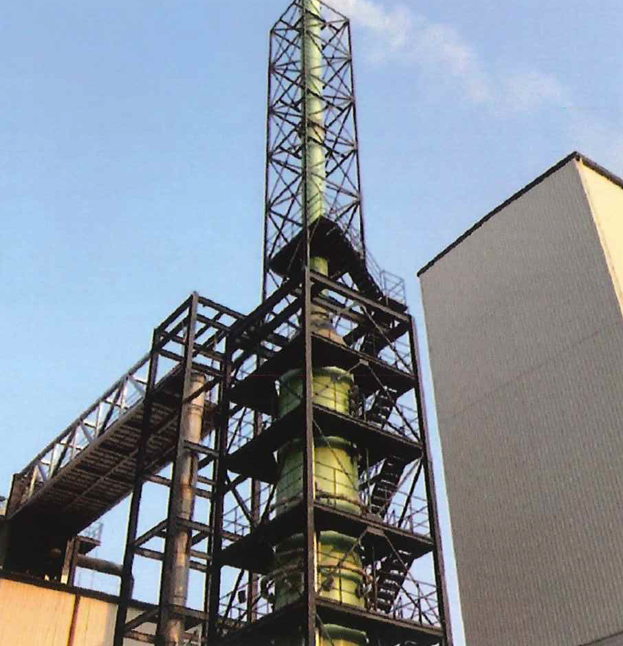 重慶國際復(fù)合材料股份有限公司年產(chǎn)10萬噸高性能玻璃纖維生產(chǎn)線廢氣脫硫除氟總包工程